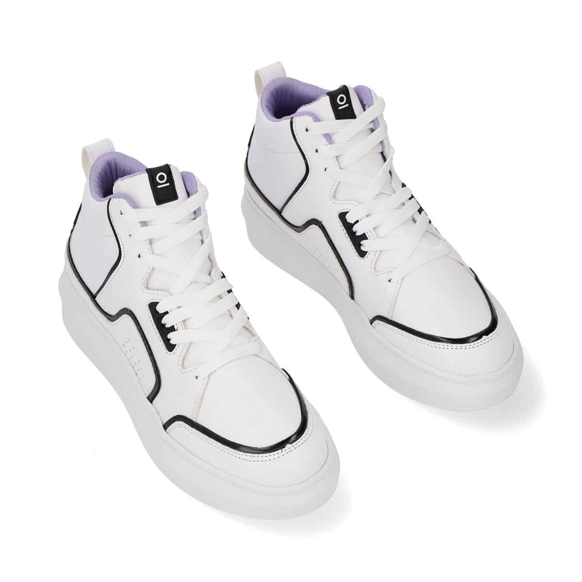 SNEAKER SPORT DAMA 652101 BLANCO/NEGRO CAPA DE OZONO