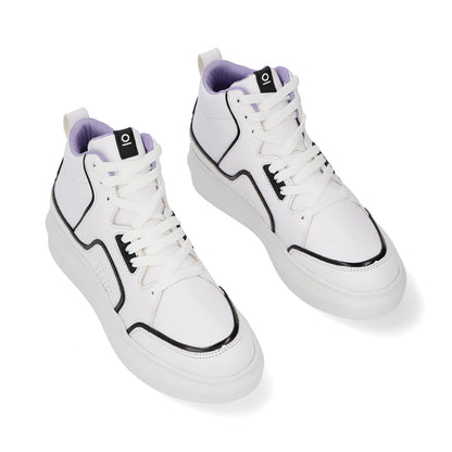 SNEAKER SPORT DAMA 652101 BLANCO/NEGRO CAPA DE OZONO