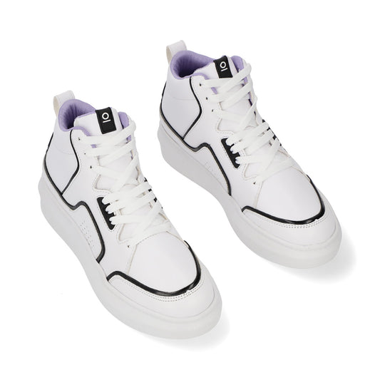 SNEAKER SPORT DAMA 652101 BLANCO/NEGRO CAPA DE OZONO