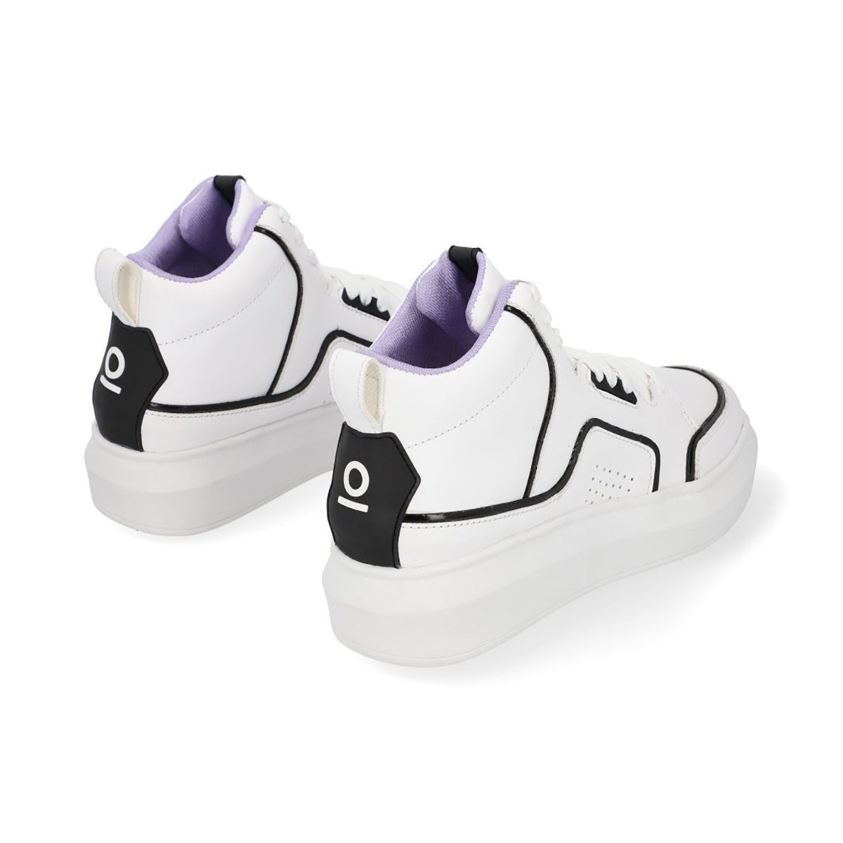 SNEAKER SPORT DAMA 652101 BLANCO/NEGRO CAPA DE OZONO