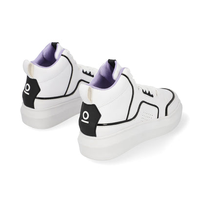 SNEAKER SPORT DAMA 652101 BLANCO/NEGRO CAPA DE OZONO