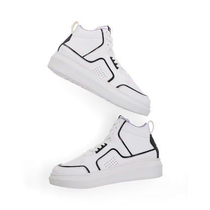 SNEAKER SPORT DAMA 652101 BLANCO/NEGRO CAPA DE OZONO