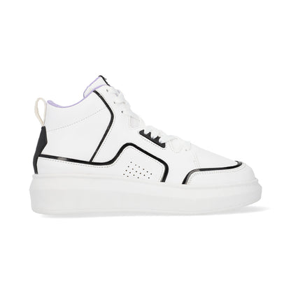 SNEAKER SPORT DAMA 652101 BLANCO/NEGRO CAPA DE OZONO
