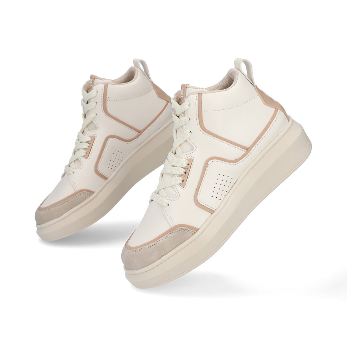 SNEAKER SPORT DAMA 652101 LATTE CAPA DE OZONO