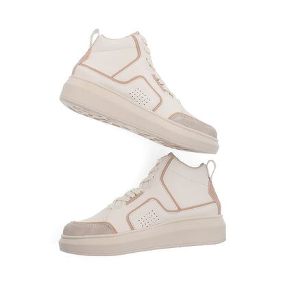 SNEAKER SPORT DAMA 652101 LATTE CAPA DE OZONO
