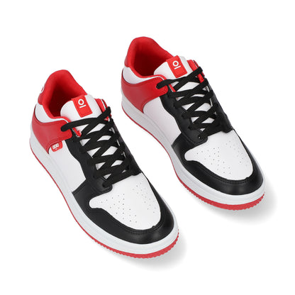 SNEAKER SPORT DAMA 652201 NEGRO/ROJO CAPA DE OZONO