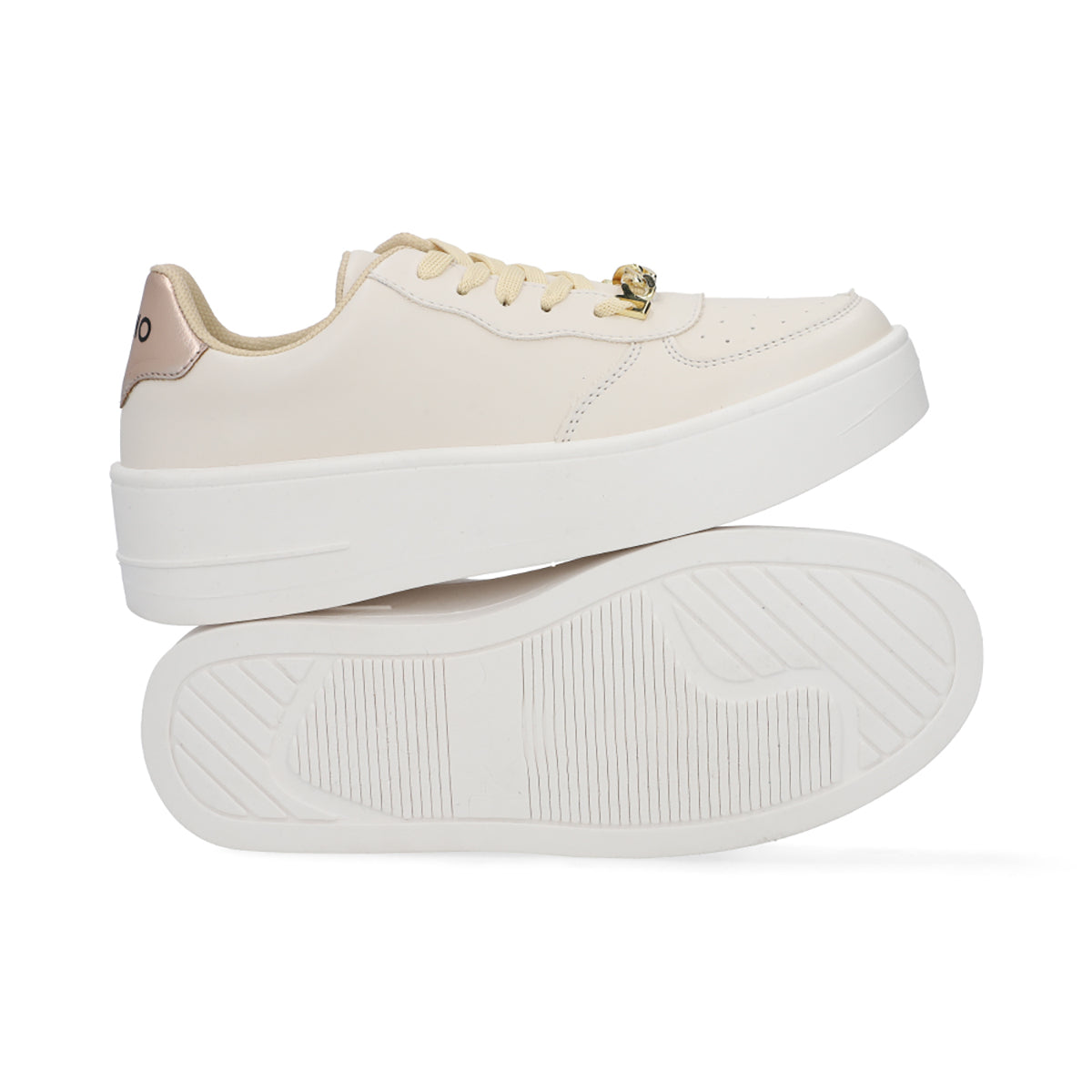 SNEAKER SPORT DAMA 652301 LATTE CAPA DE OZONO
