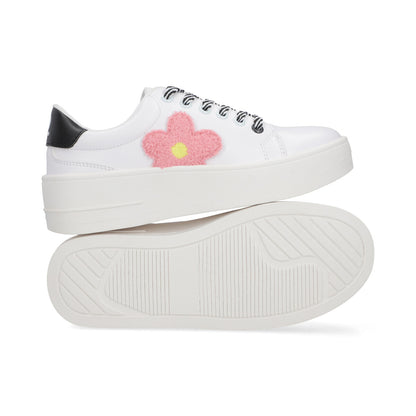 SNEAKER SPORT DAMA 652302 BLANCO/ROSA CAPA DE OZONO