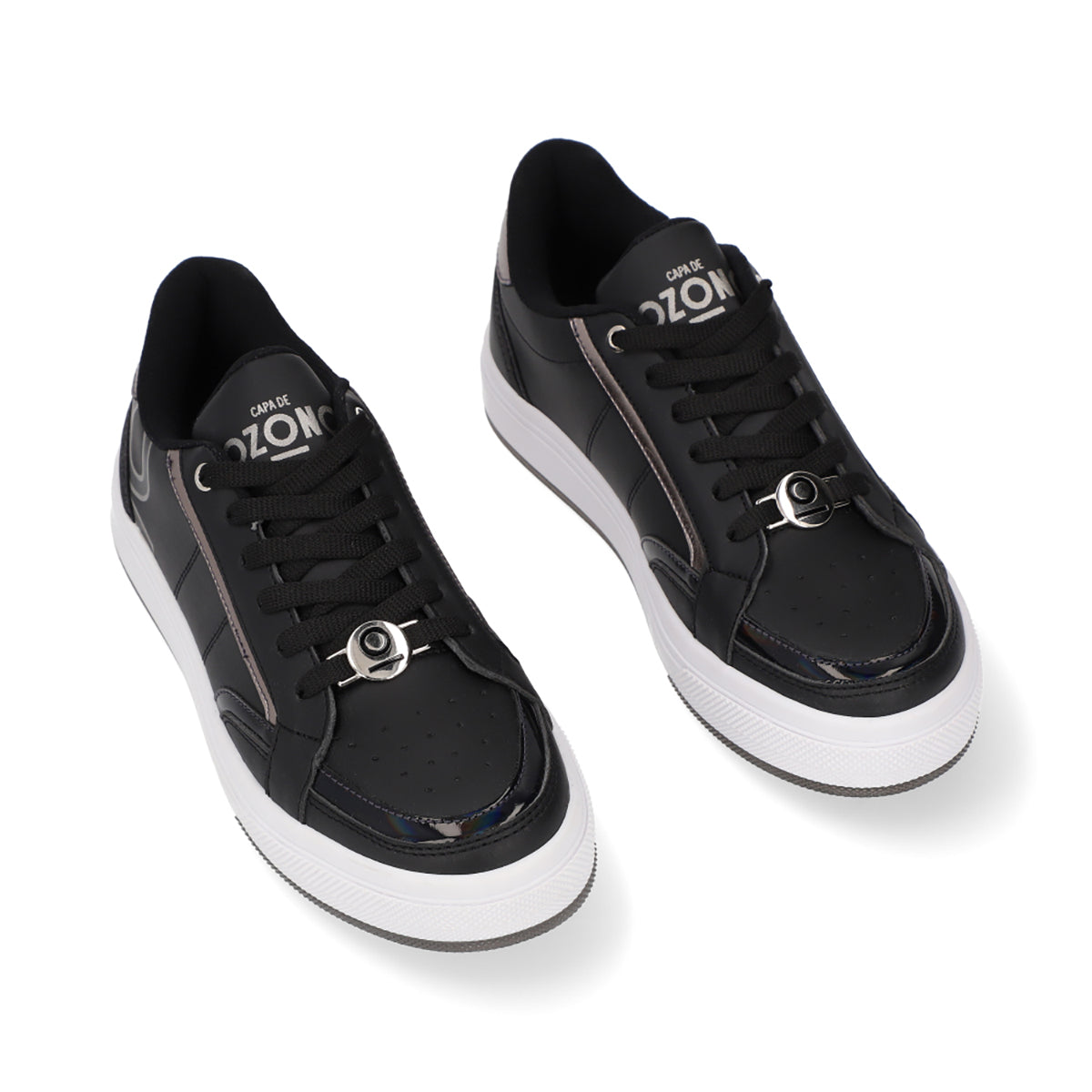 SNEAKER SPORT DAMA 652401 NEGRO CAPA DE OZONO