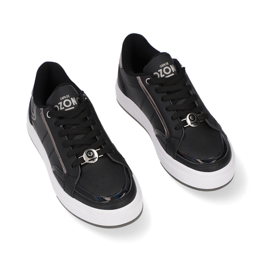 SNEAKER SPORT DAMA 652401 NEGRO CAPA DE OZONO