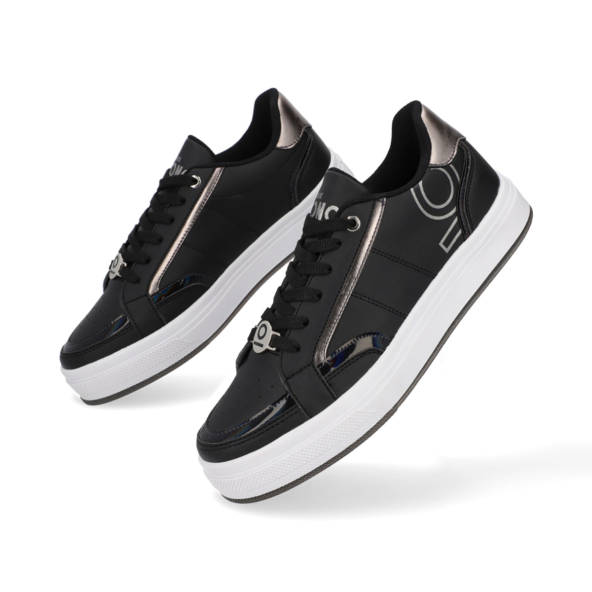 SNEAKER SPORT DAMA 652401 NEGRO CAPA DE OZONO