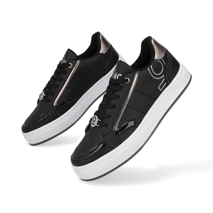 SNEAKER SPORT DAMA 652401 NEGRO CAPA DE OZONO