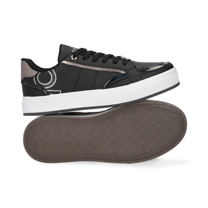 SNEAKER SPORT DAMA 652401 NEGRO CAPA DE OZONO