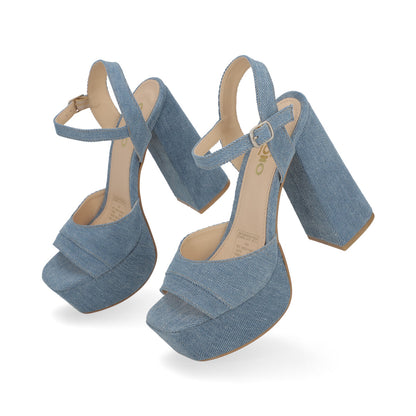 SANDALIA SEMIVESTIR DAMA 652702 AZUL MEZCLILLA CAPA DE OZONO
