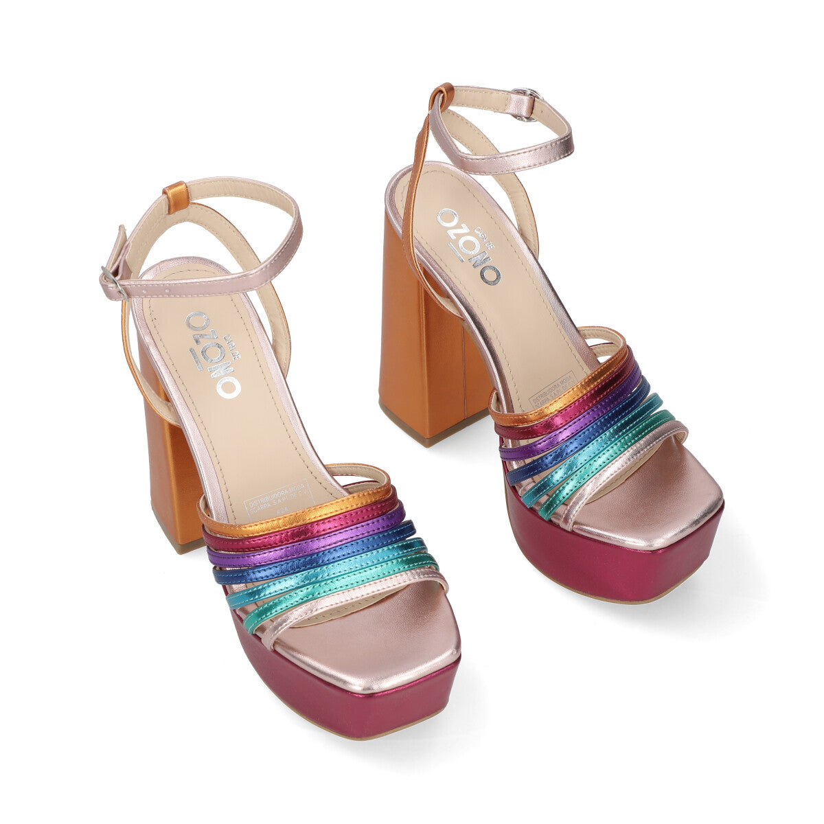SANDALIA SEMIVESTIR DAMA 652703 MULTICOLOR CAPA DE OZONO