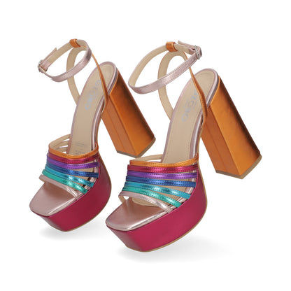 SANDALIA SEMIVESTIR DAMA 652703 MULTICOLOR CAPA DE OZONO