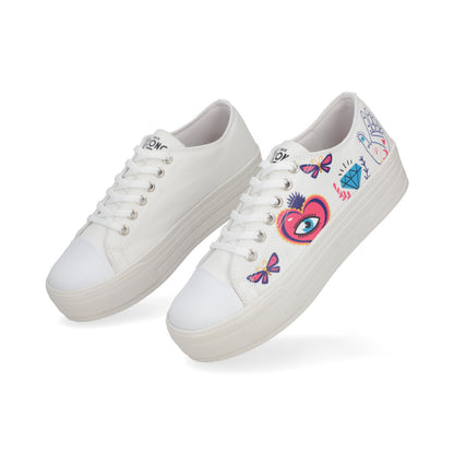 SNEAKER SPORT DAMA 652901 BLANCO CAPA DE OZONO