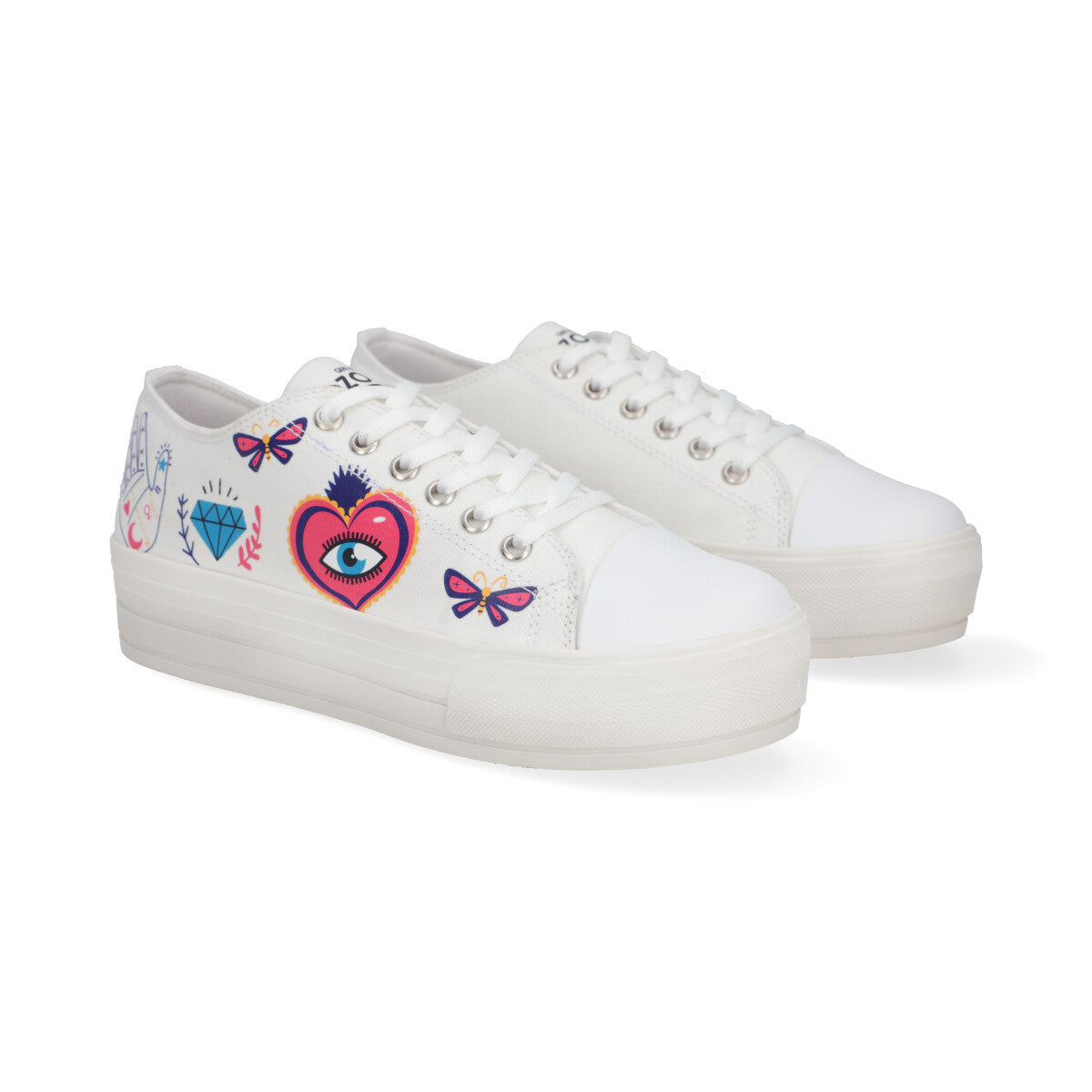 SNEAKER SPORT DAMA 652901 BLANCO CAPA DE OZONO