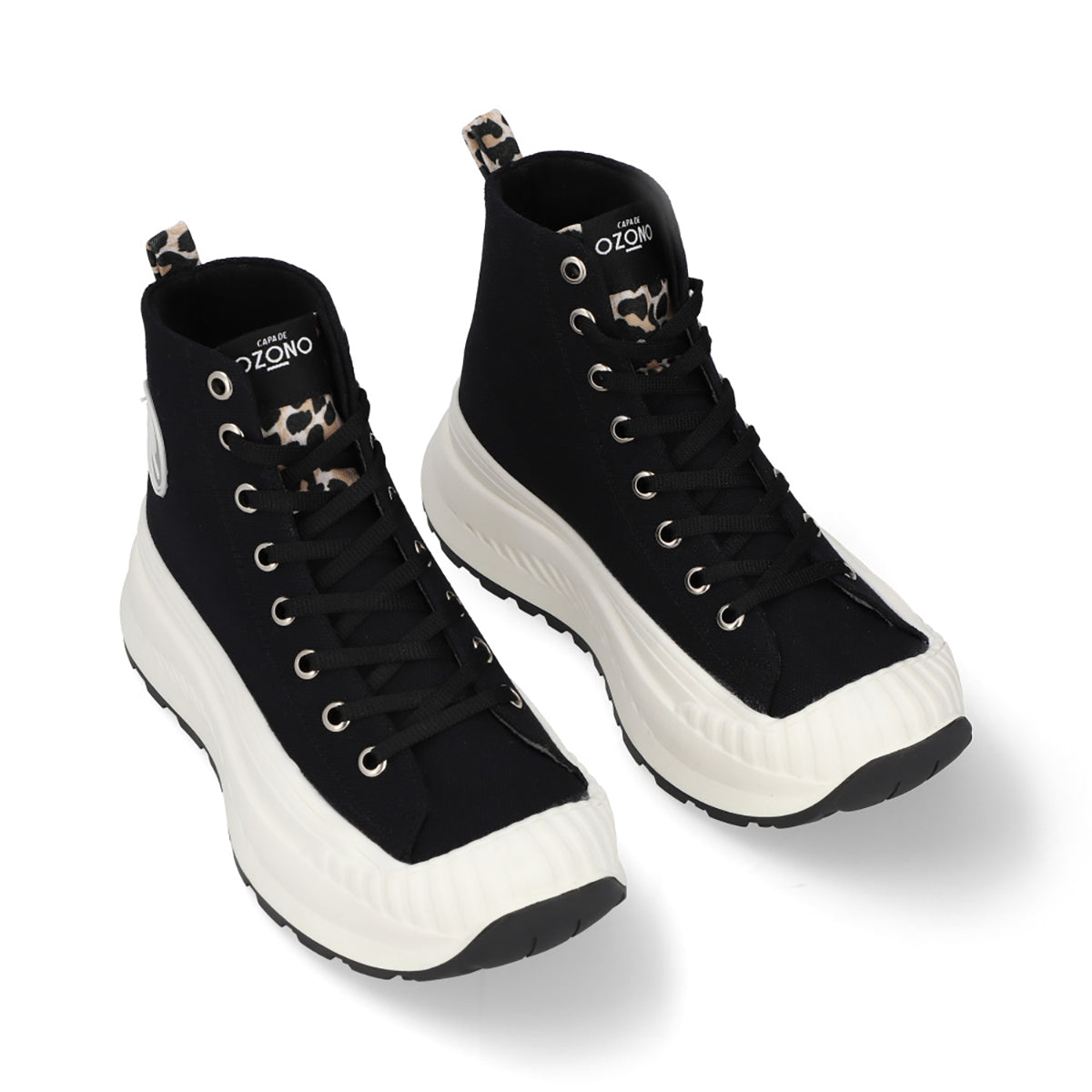 SNEAKER SPORT DAMA 653102 NEGRO CAPA DE OZONO
