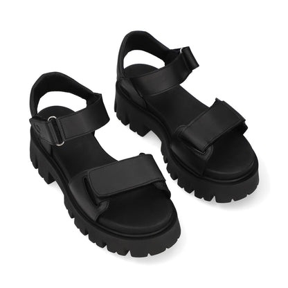 SANDALIA CASUAL DAMA 653301 NEGRO CAPA DE OZONO