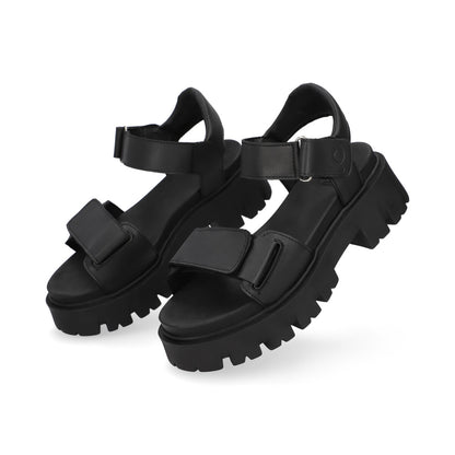 SANDALIA CASUAL DAMA 653301 NEGRO CAPA DE OZONO