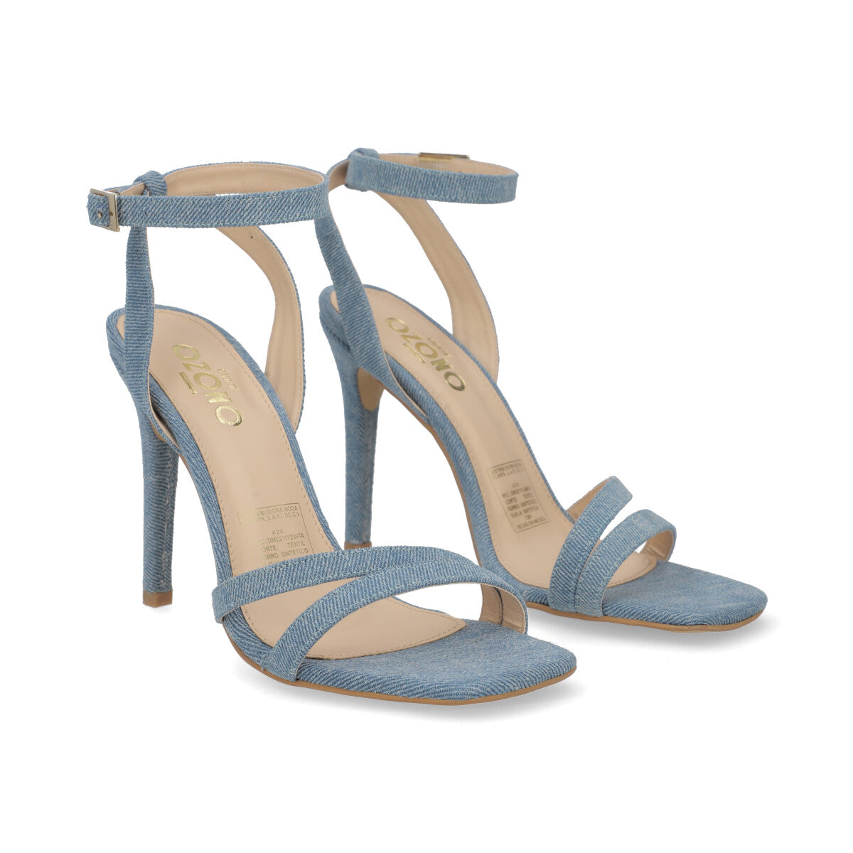 SANDALIA SEMIVESTIR DAMA 653401 AZUL MEZCLILLA CAPA DE OZONO