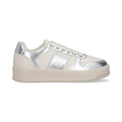 SNEAKER SPORT DAMA 653501 BLANCO/PLATA CAPA DE OZONO
