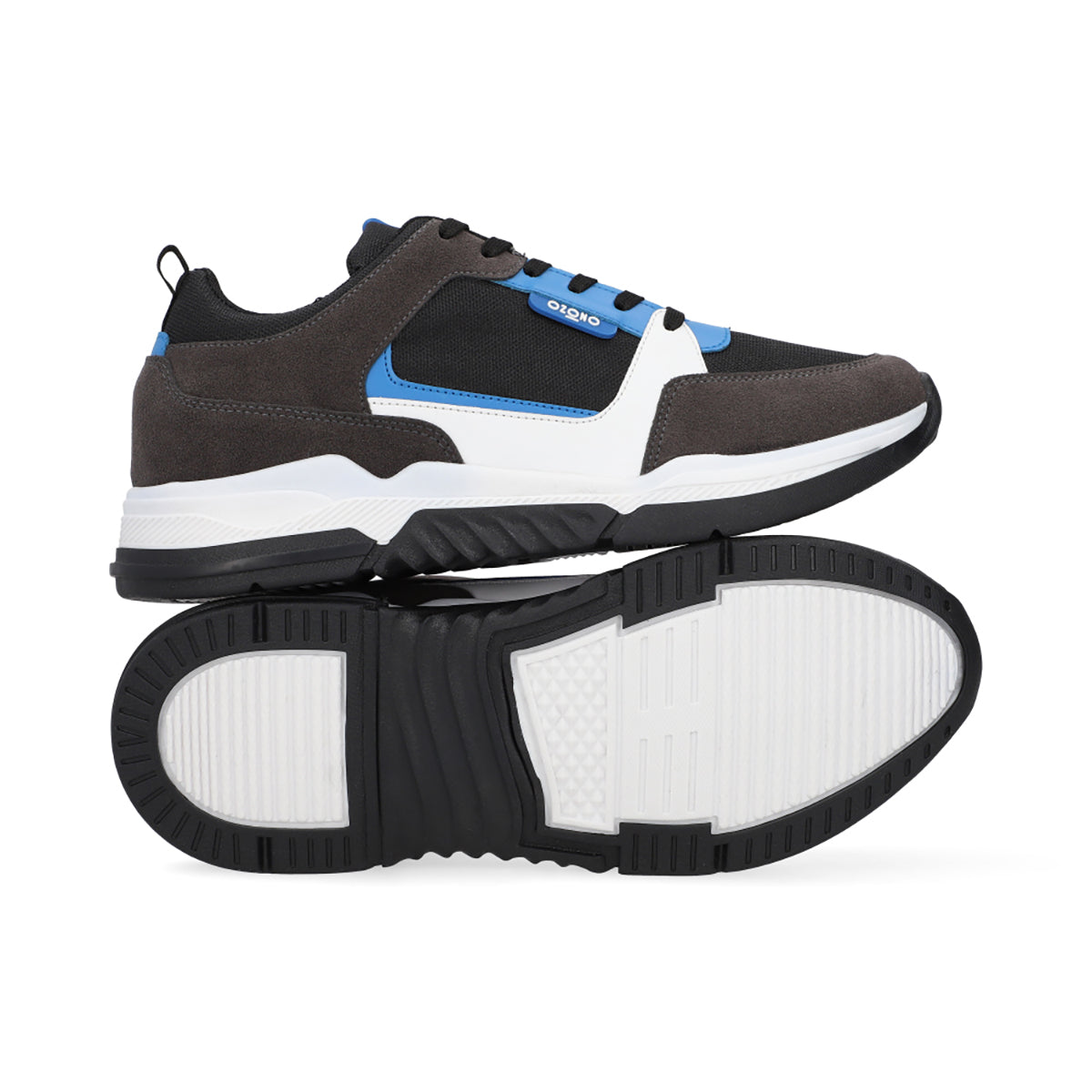 SNEAKER SPORT CABALLERO 654901 NEGRO/GRIS CAPA DE OZONO