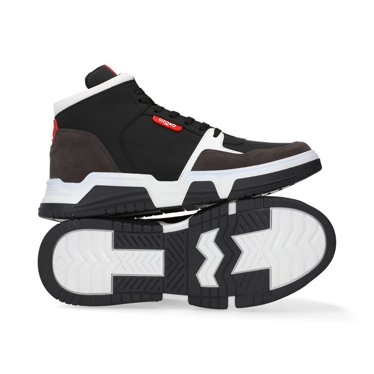 SNEAKER SPORT CABALLERO 655002 NEGRO/GRIS CAPA DE OZONO