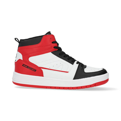 SNEAKER SPORT CABALLERO 655201 BLANCO/ROJO CAPA DE OZONO