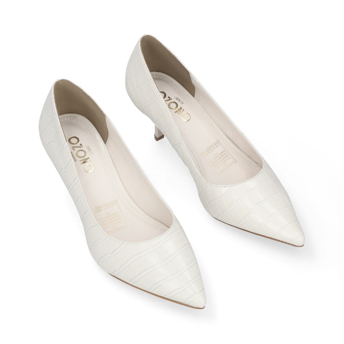 ZAPATILLA SEMIVESTIR DAMA 656301 LATTE CAPA DE OZONO