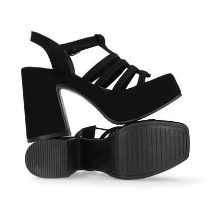 SANDALIA CASUAL DAMA 657001 NEGRO CAPA DE OZONO