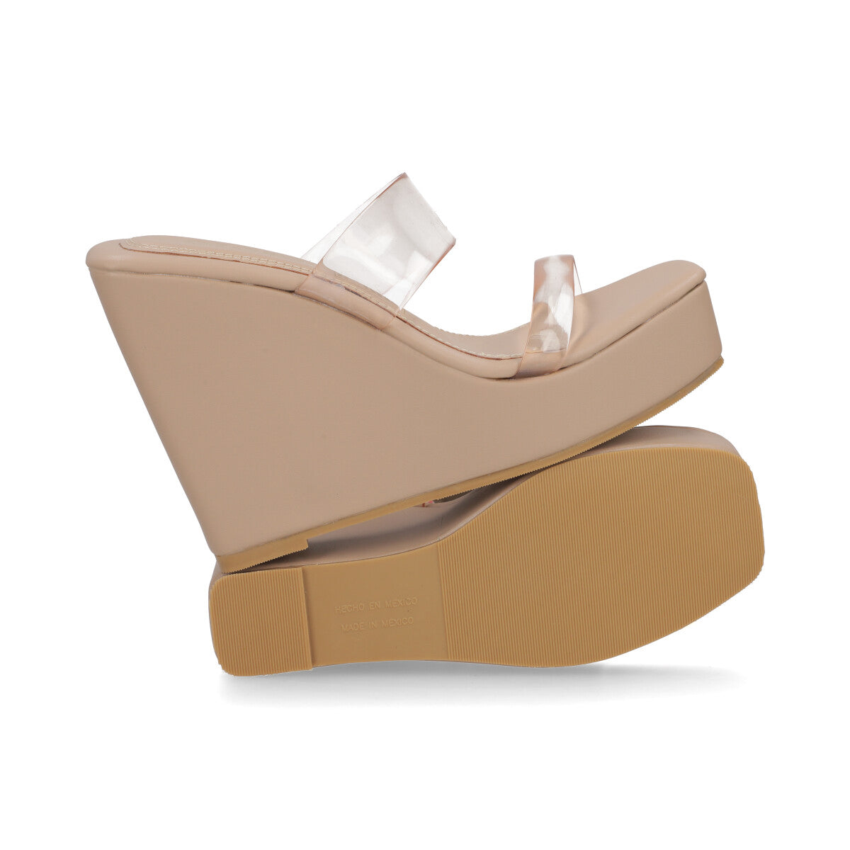 SANDALIA CASUAL DAMA 657101 BEIGE MAQUILLAJE CAPA DE OZONO