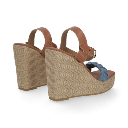 SANDALIA CASUAL DAMA 657102 CAMEL CAPA DE OZONO