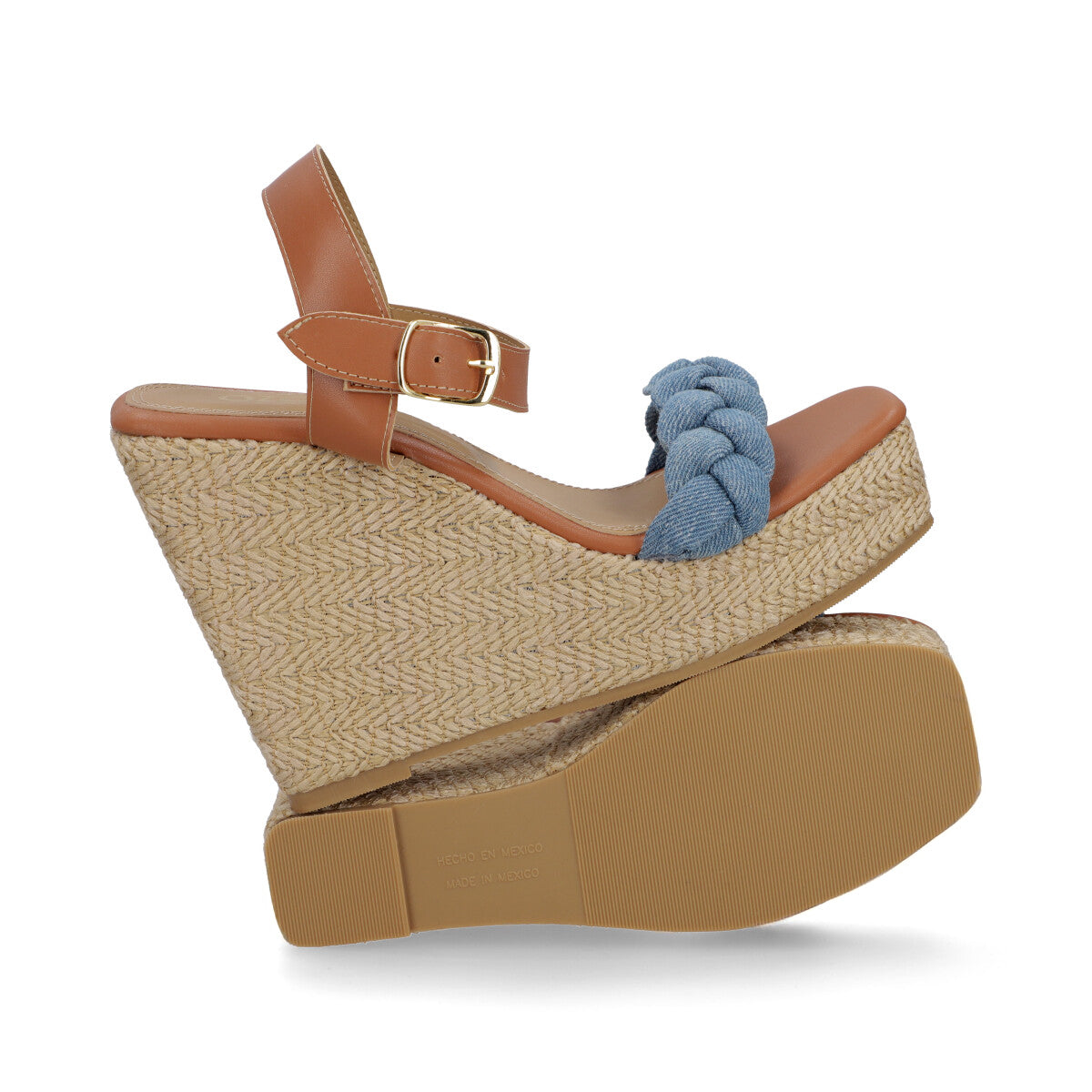 SANDALIA CASUAL DAMA 657102 CAMEL CAPA DE OZONO