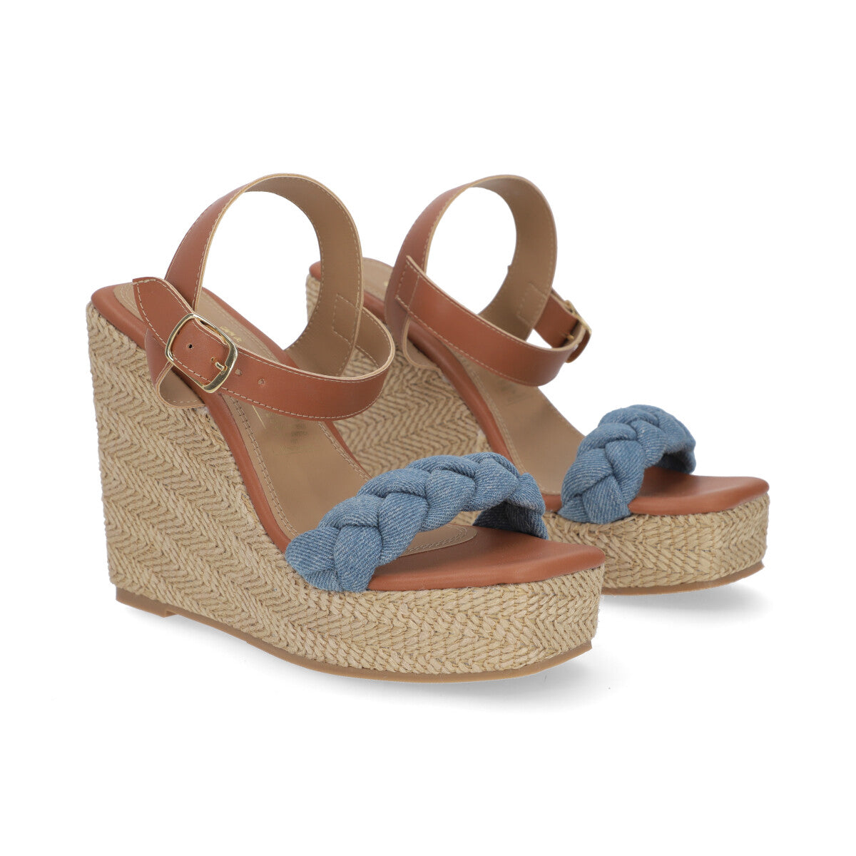 SANDALIA CASUAL DAMA 657102 CAMEL CAPA DE OZONO