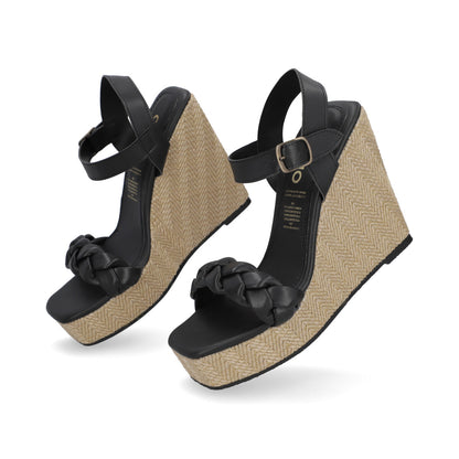 SANDALIA CASUAL DAMA 657102 NEGRO CAPA DE OZONO