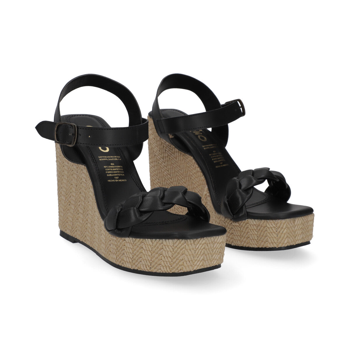 SANDALIA CASUAL DAMA 657102 NEGRO CAPA DE OZONO