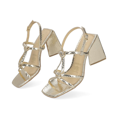 SANDALIA CASUAL DAMA 657301 ORO CAPA DE OZONO
