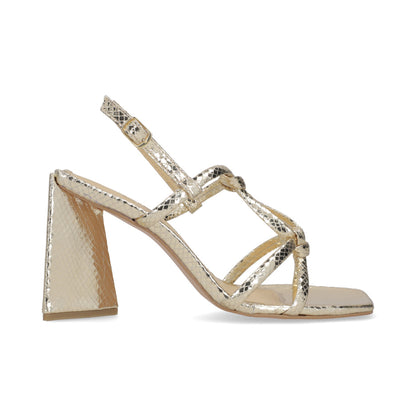 SANDALIA CASUAL DAMA 657301 ORO CAPA DE OZONO