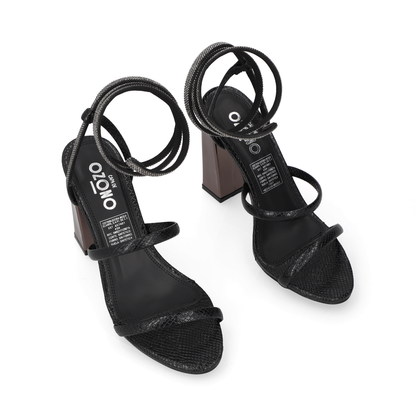 SANDALIA SEMIVESTIR DAMA 657401 NEGRO CAPA DE OZONO