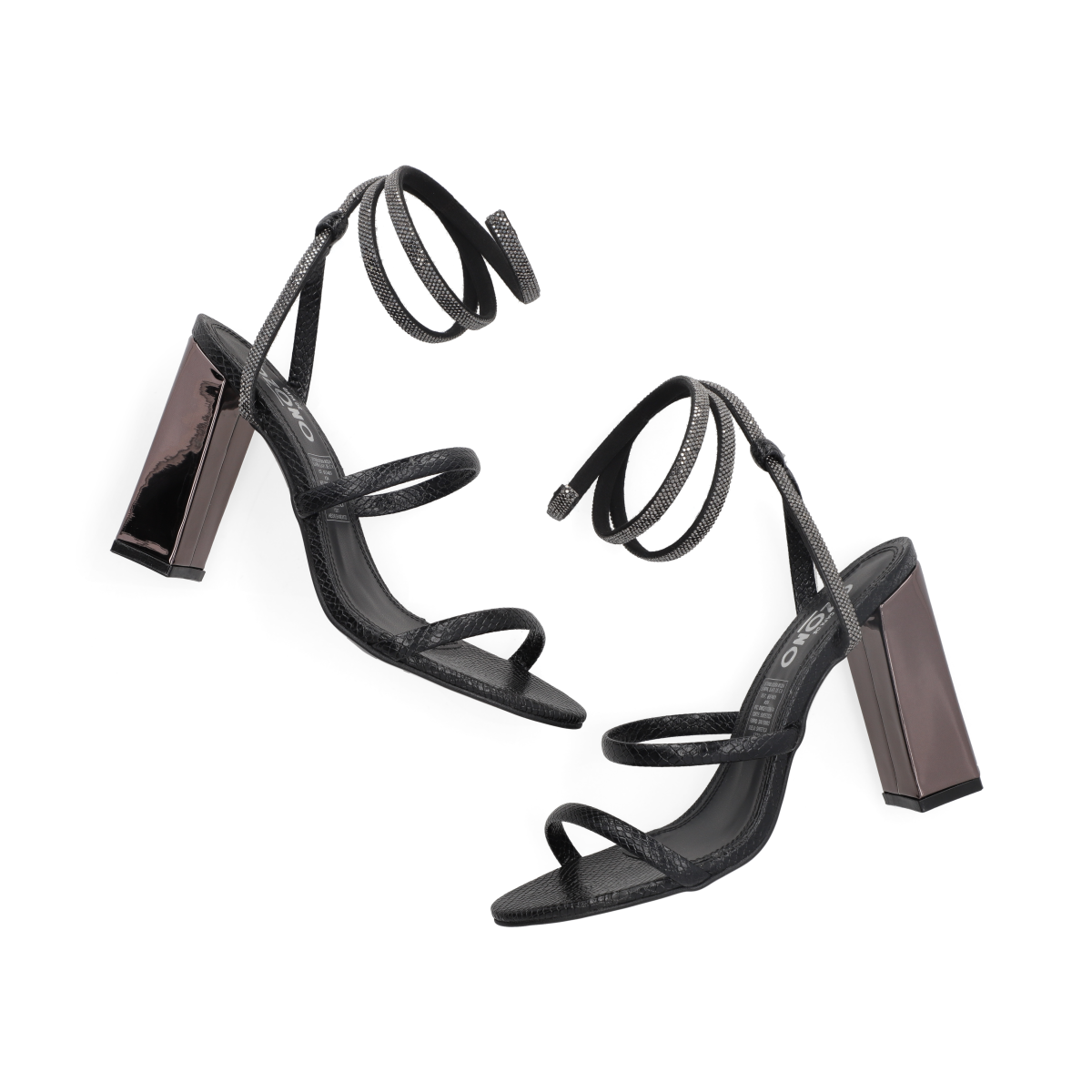 SANDALIA SEMIVESTIR DAMA 657401 NEGRO CAPA DE OZONO
