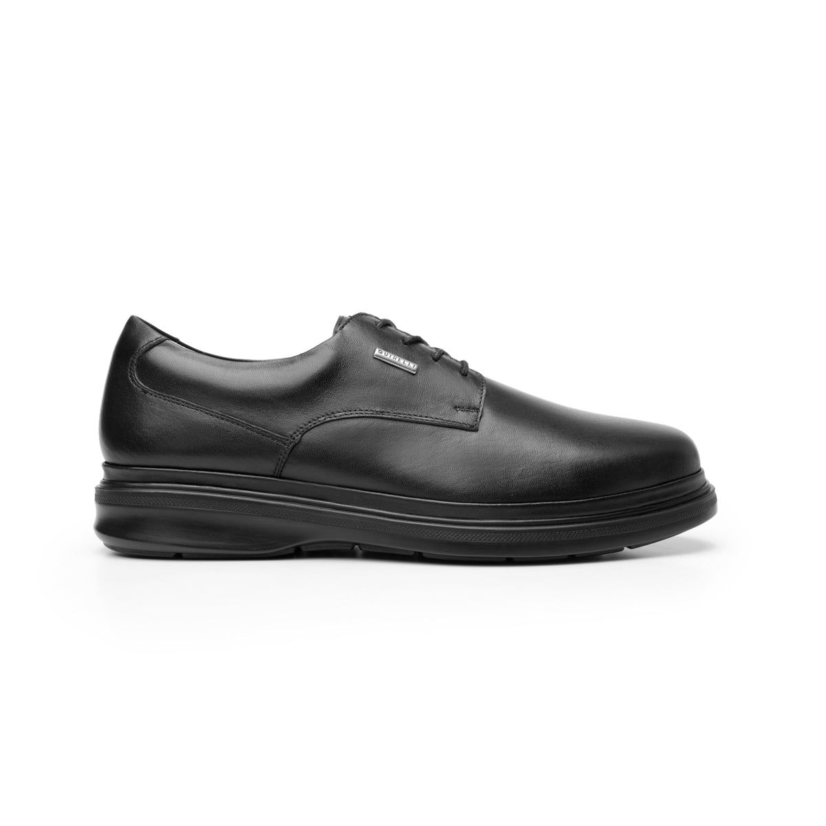 Zapato Casual Para Oficina Quirelli Con Doble Plantilla  Para Hombre - Estilo 700801 Negro