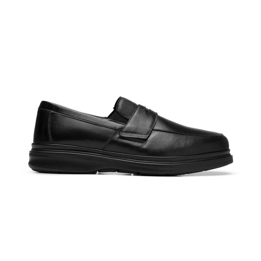 Slip On De Piel Quirelli para Hombre Estilo 700810 Negro