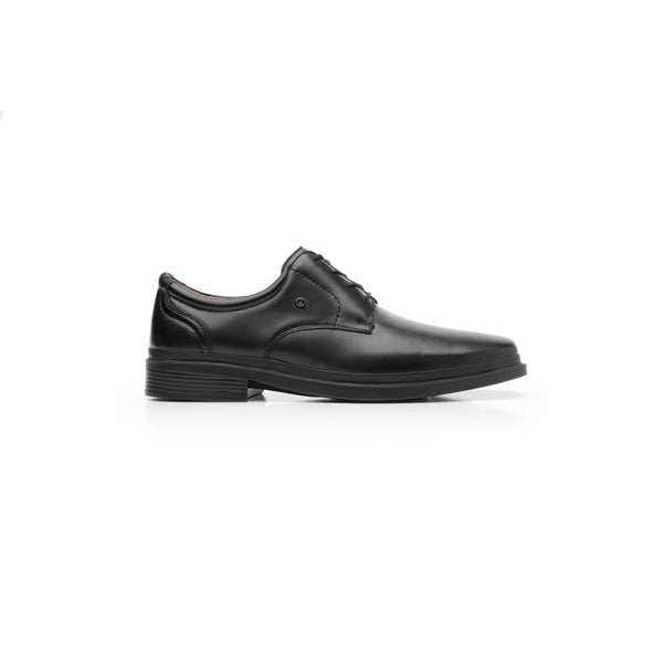 Zapato De Vestir Quirelli Con Corte Acojinado  Para Hombre - Estilo 701305 Negro