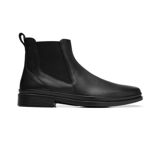 Botín Chelsea De Piel Quirelli para Hombre Estilo 701314 Negro