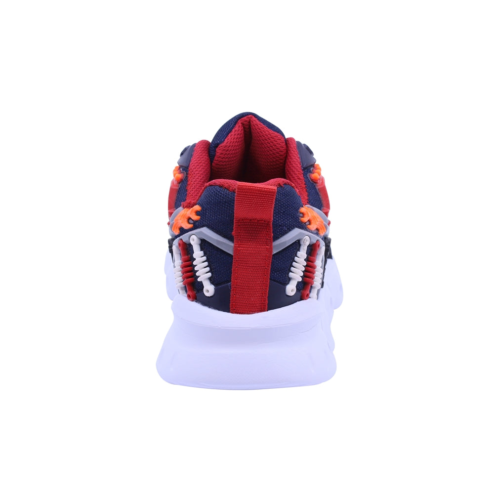 Tenis Audaz para niño en textil azul marino Two con diseño de camioneta