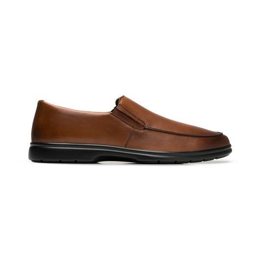 Slip On De Piel Quirelli para Hombre Estilo 707105 Tan