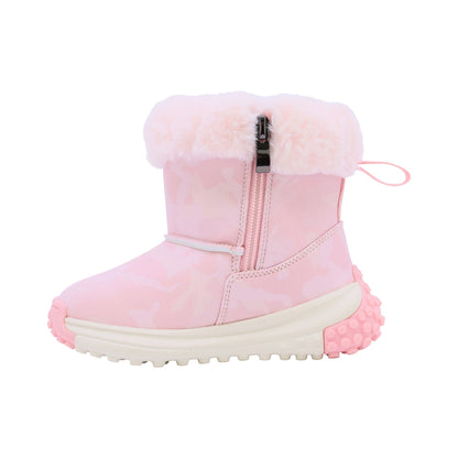 Bota Coqueta para niña en sintético rosa Two con forro afelpado