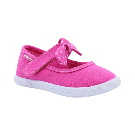 Balerina para niña Coqueta Textil color Fiusha Sixty con moño decorativo